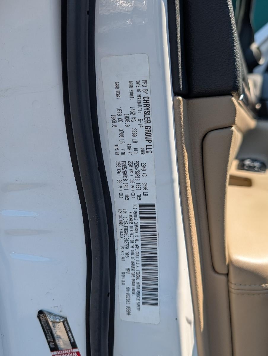 2014 Jeep Grand Cherokee RWD 4dr Limited