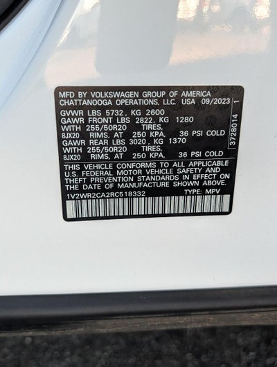 2024 Volkswagen Atlas 2.0T SE w/Technology FWD