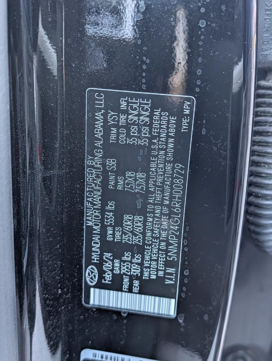 2024 Hyundai SANTA FE SEL FWD