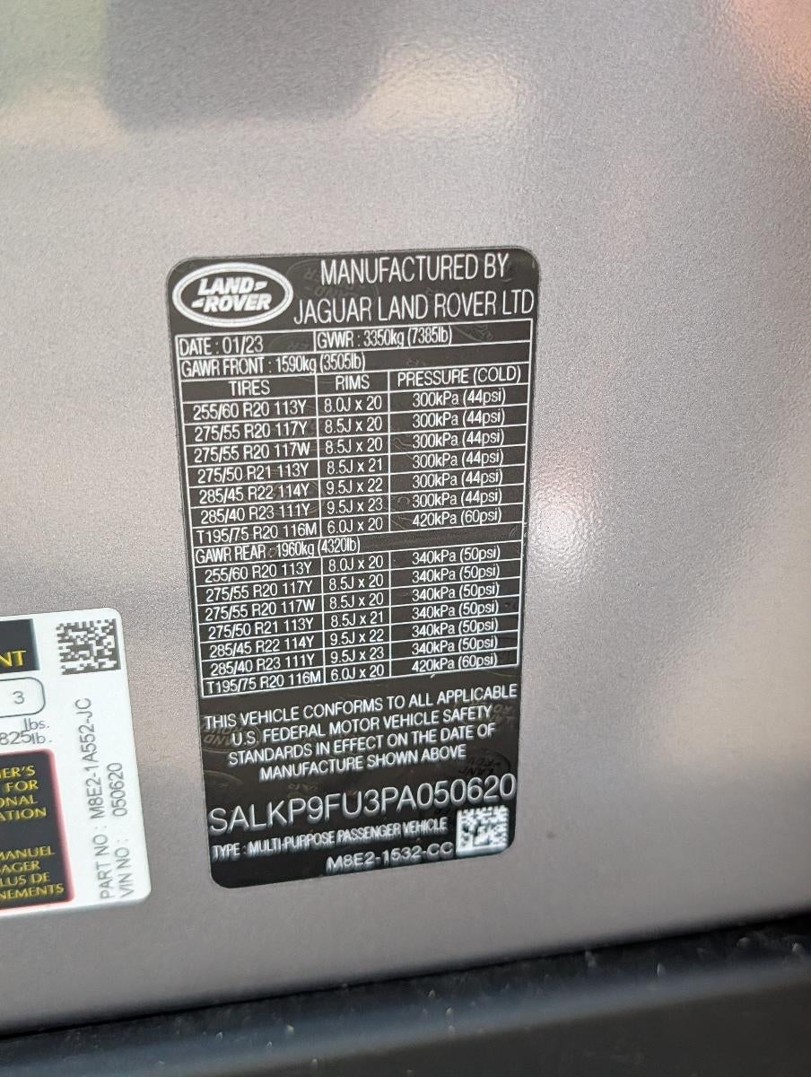 2023 Land Rover Range Rover P400 SE SWB