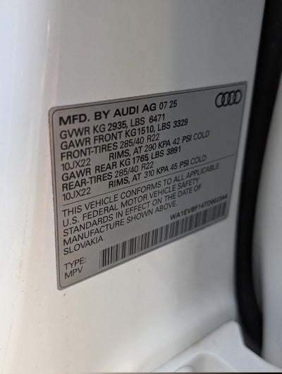 2026 Audi Q8 Premium Plus quattro *Ltd Avail*