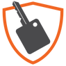 Buick Guaranteed Asset Protection (GAP) Coverage Logo with Car Key Icon - Landers Buick GMC in Southaven MS